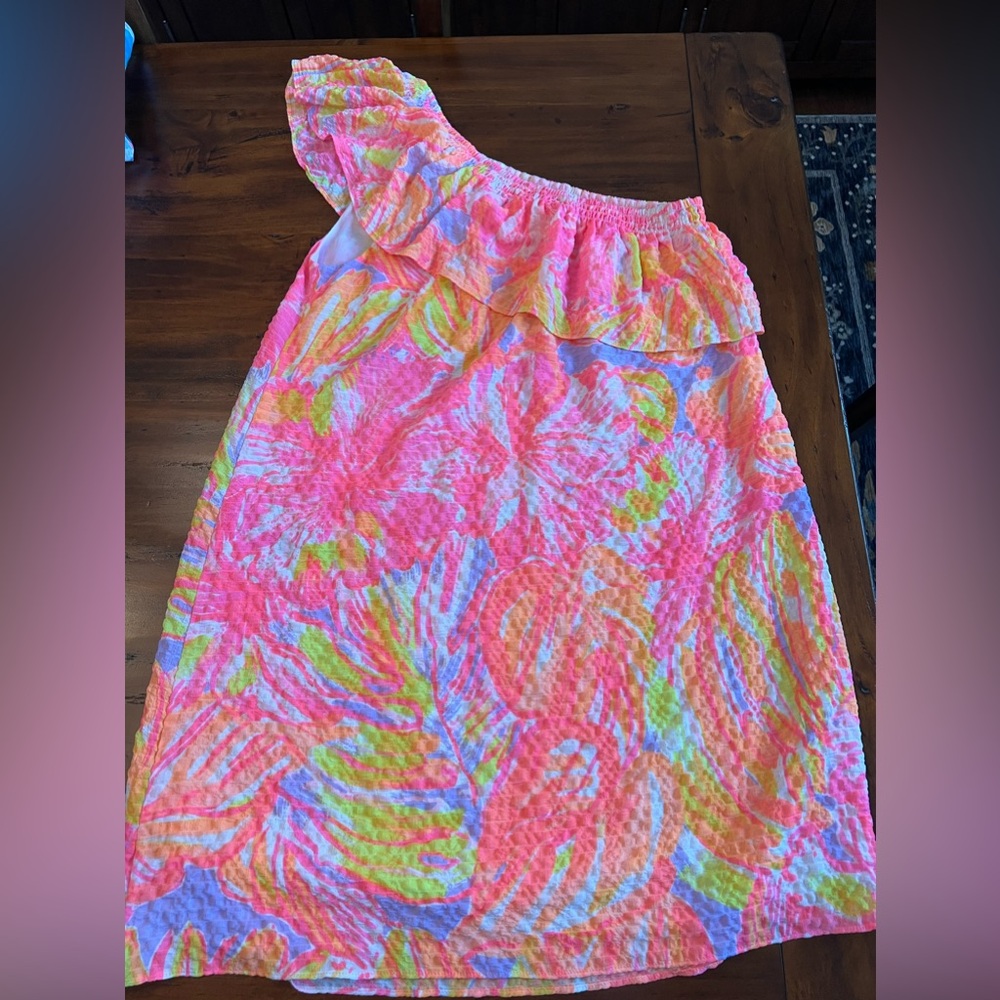 Lilly Pulitzer Emmeline One Shoulder Dress - Picture 3 of 9